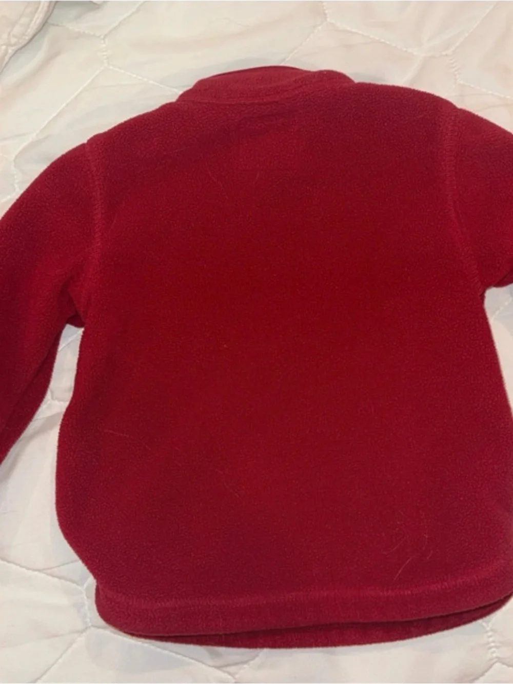 Old Navy Toddler Red Fleece Pullover Jacket